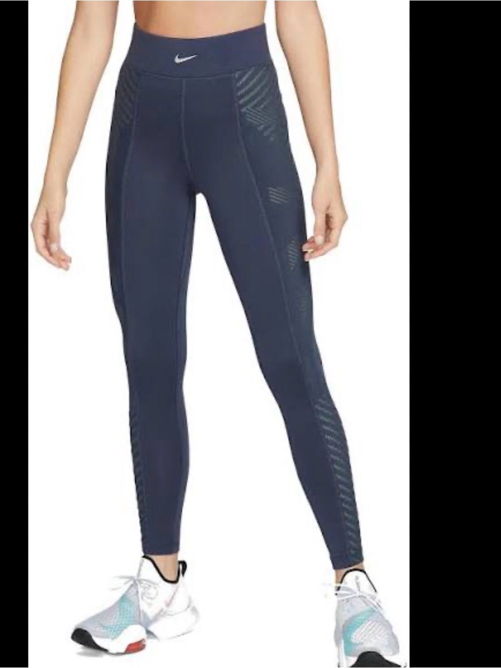 Nike Pro Therma-Fit Navy leggings Medium